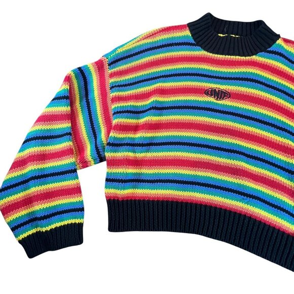 UNIF Rainbow Knit Graphic Sweater - Picture 3 of 6